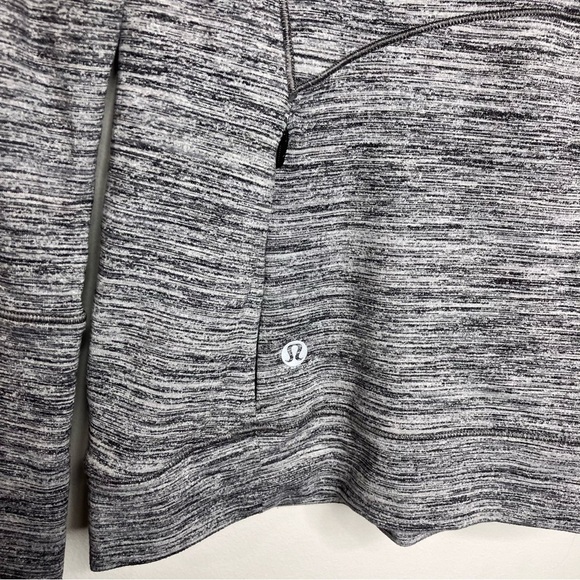 Lululemon Athletica Cypress Kiss long sleeve space dyed top gray size 6 - Picture 12 of 13